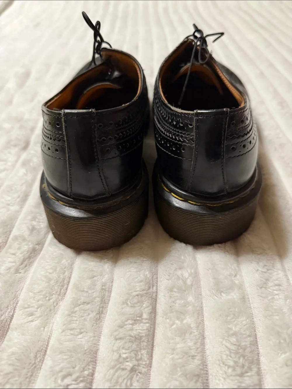 Dr. Martens leather wingtip